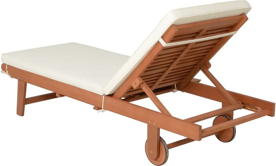 Drevené záhradné ležadlo v krémovo-prírodnej farbe San Diego – Garden Pleasure