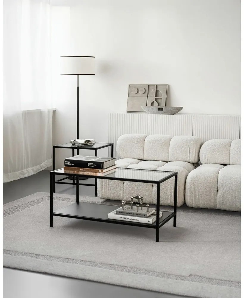 Svetlosivý vlnený koberec 133x190 cm Morphic Rocca – Agnella