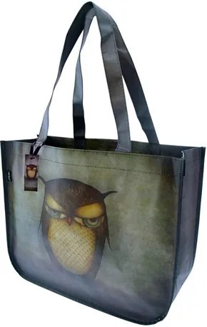 Santoro London - Nákupná taška - Grumpy Owl