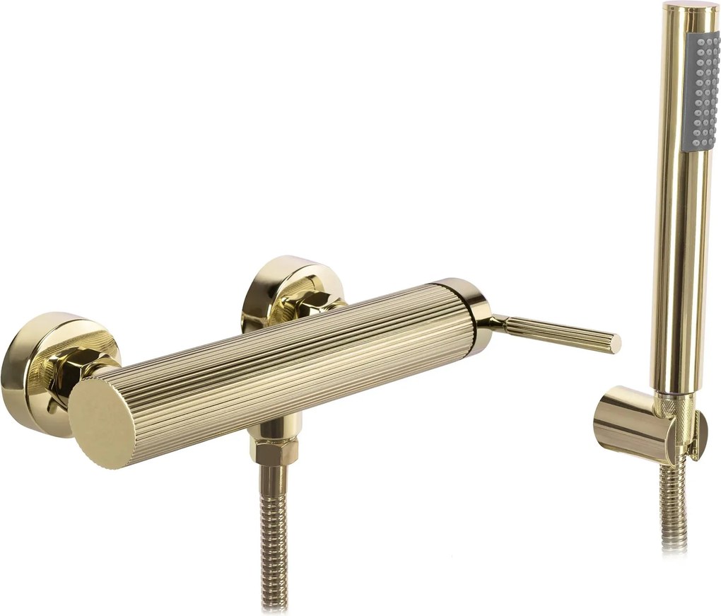 Rea Argon, sprchová batéria bez príslušenstva, zlatá lesklá, REA-B7807