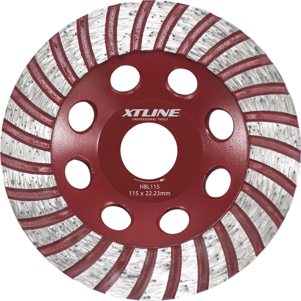 XTline Diamantový brúsny kotúč 125x22,2 mm