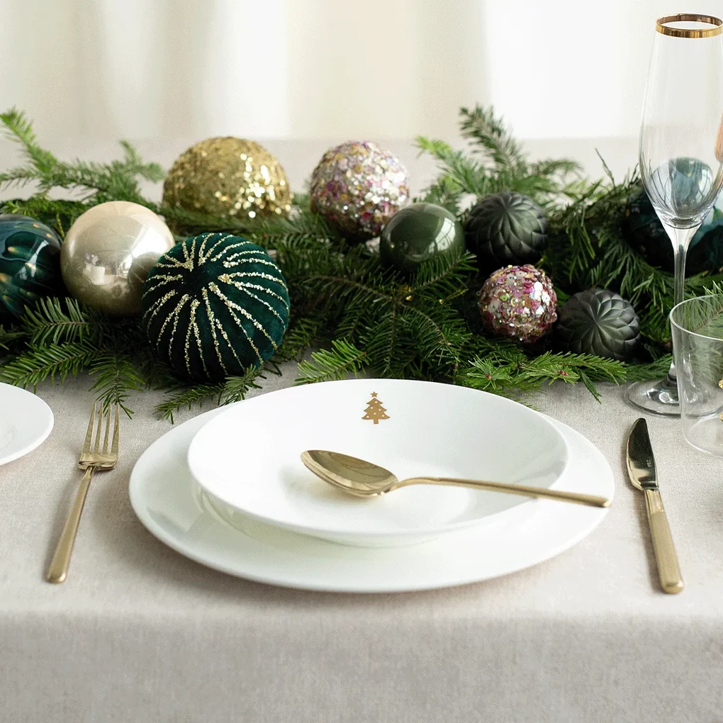 Tanier hlboký 22 cm - Premium Platinum Line Merry Christmas - 490041