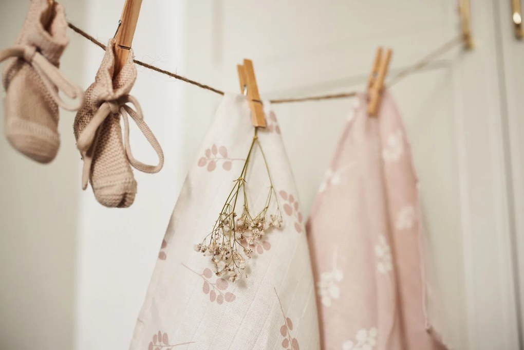 Plienky 3 ks 70x70 cm Twig Wild Rose