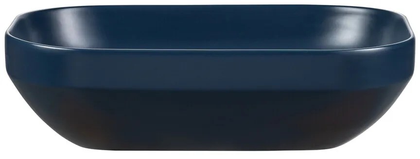 Súprava keramického umývadla na dosku a výpuste Neli 50 cm modrá