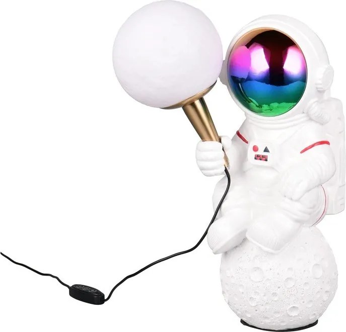 Biela detská lampička Strong – Reality