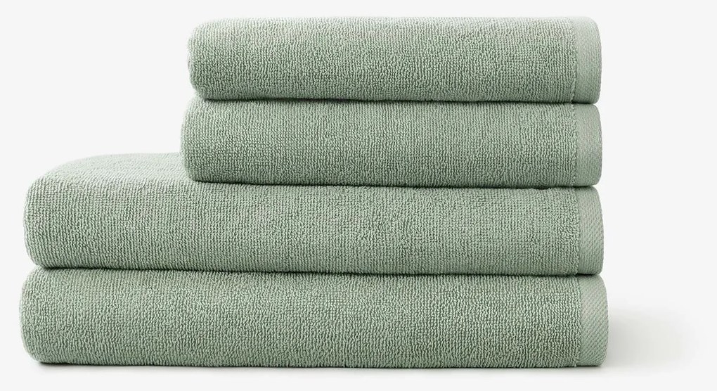Goldea bavlnený froté uterák / osuška soft bez bordúry – šalviový 50 x 100 cm