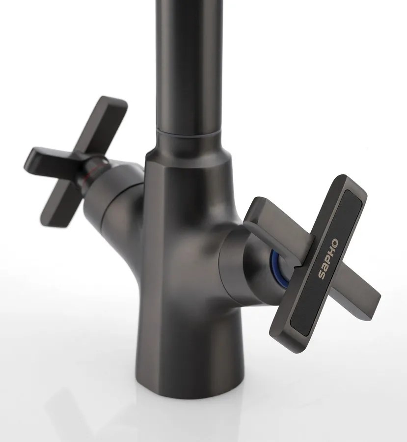 Sapho Sapho, XELLA stojánkova drezová batéria, grafitová, XE603GM