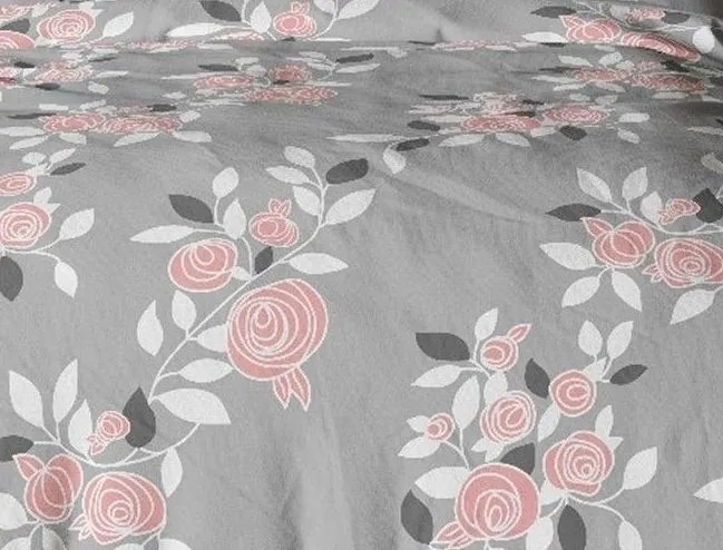 Krepové bavlnené obliečky Homa TORRY ROSES 2-dielna sada 140x200 cm