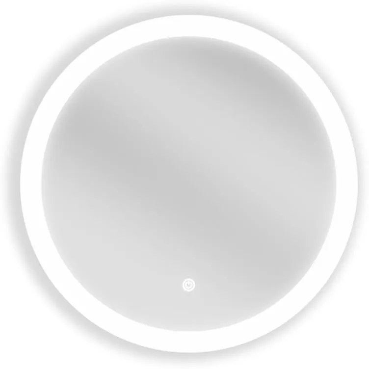 Mexen Oro, okrúhle LED podsvietené kúpeľňové zrkadlo 50 cm, 6000K, vykurovacia podložka proti zahmlievaniu, 9824-050-050-611-00
