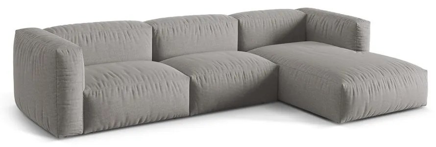 Svetlosivá modulárna rohová pohovka (pravý roh) Martina – Micadoni Home