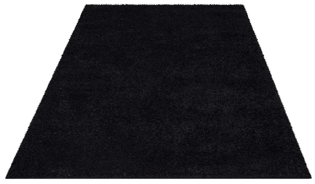 Dekorstudio Shaggy koberec CITY 500 čierny Rozmer koberca: 120x170cm