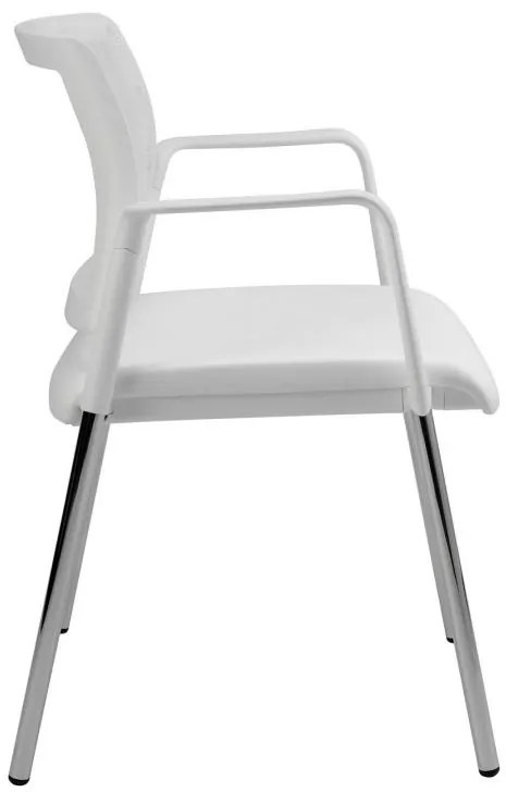 ALBA -  ALBA Konferenčná rokovacia stolička KENT PROKUR SIEŤ black &amp; white BONDAI, BOMBAY, FORTIS