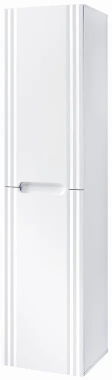 Závesná kúpeľňová skrinka Fiji 166 cm biela