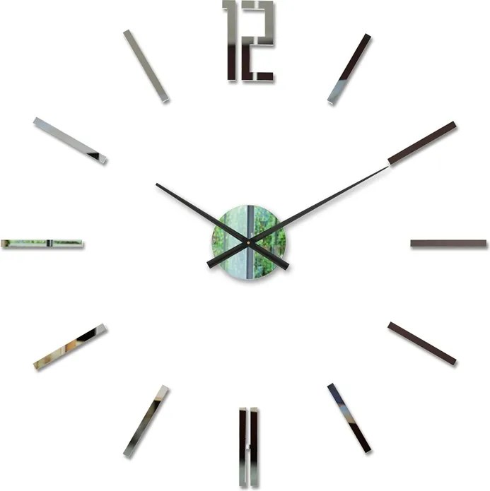 Moderné nástenné hodiny CARLO MIRROR HMCNH057-mirror