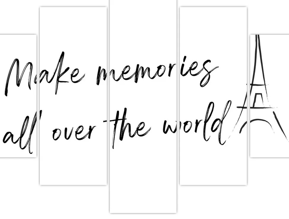 Obraz - Make memories (150x105 cm)