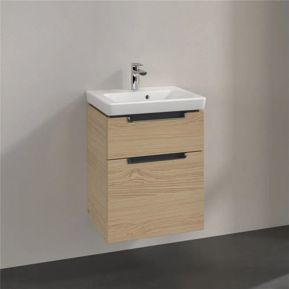 VILLEROY &amp; BOCH Subway 2.0 závesná skrinka pod umývadielko, 2 zásuvky 485 x 379 x 590 mm, Nordic Oak, A90710VJ