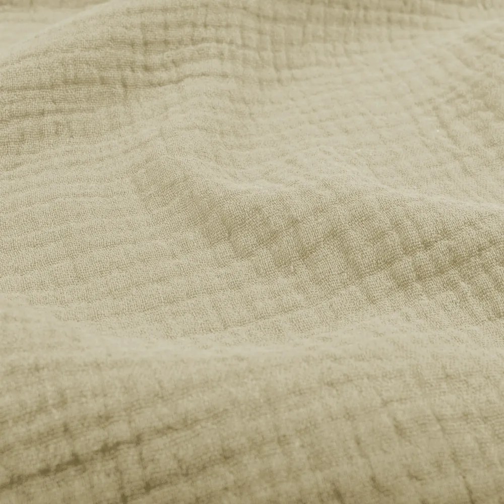 Biante Mušelínová plienka/dečka Nature MSN-070 Svetlá pieskovo béžová - ZVÝHODNENÁ SADA 3 KS 120x120 cm - Sada 3 ks