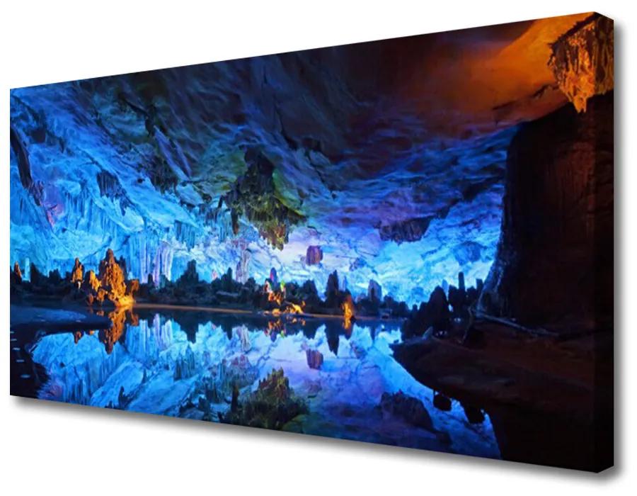 Obraz Canvas Jaskyňa svetlo ľadovec 120x60 cm
