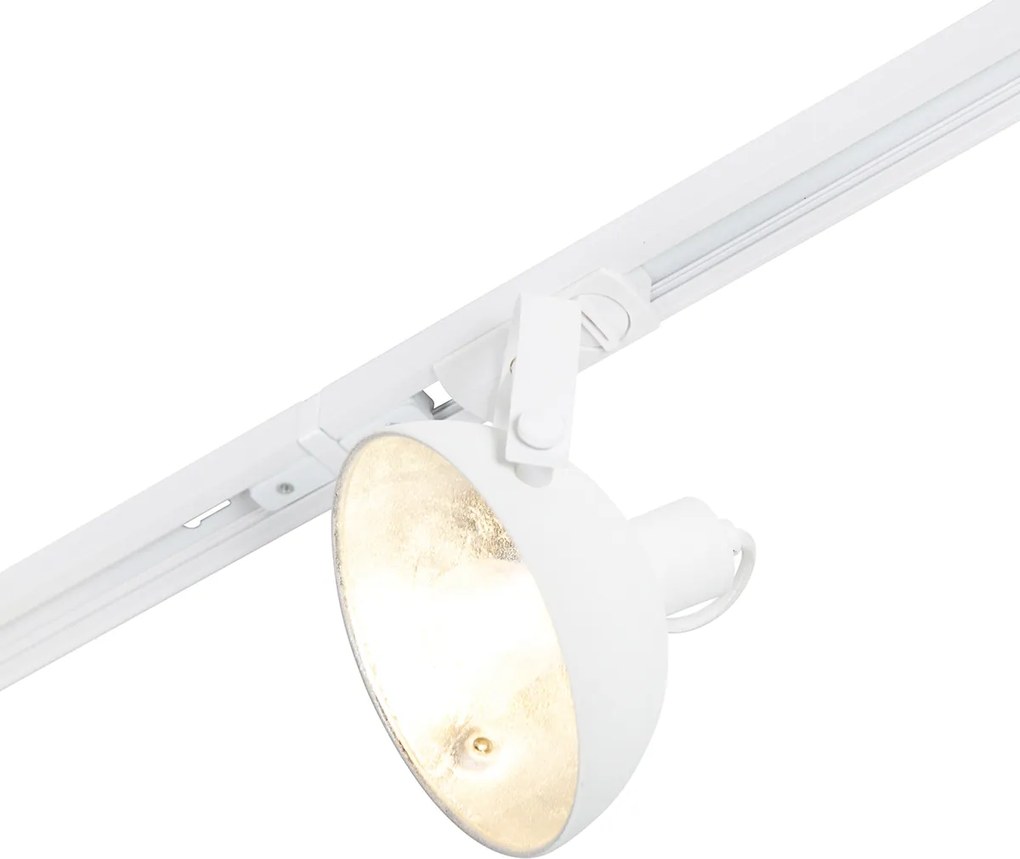 1-fázový koľajnicový systém s 3 nastaviteľnými bielymi bodovými svetlami - Magnax