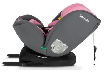 Lionelo - Autosedačka BASTIAAN i-Size 40-150 cm šedá/ružová