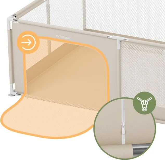 Detská ohrádka Cozy 22 béžová