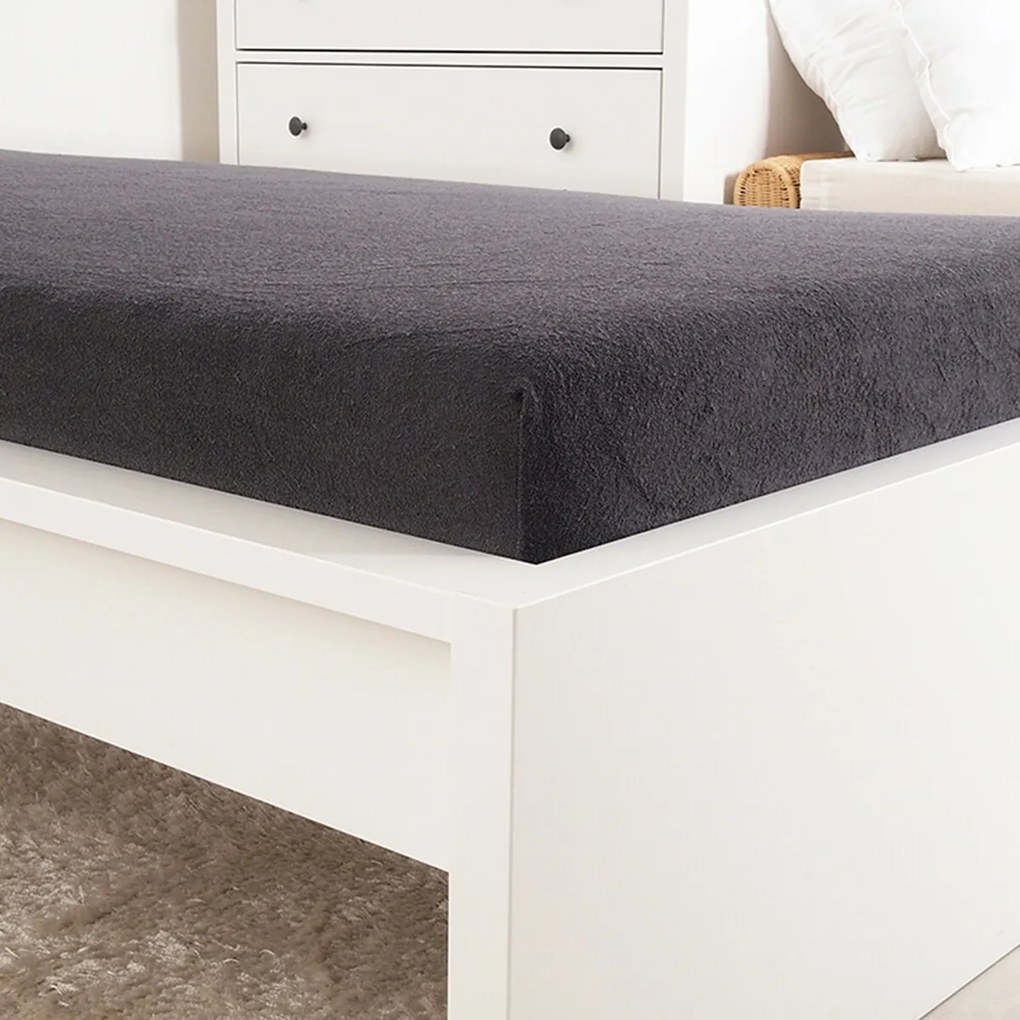 4Home froté prestieradlo Ideál antracit, 90 x 200 cm