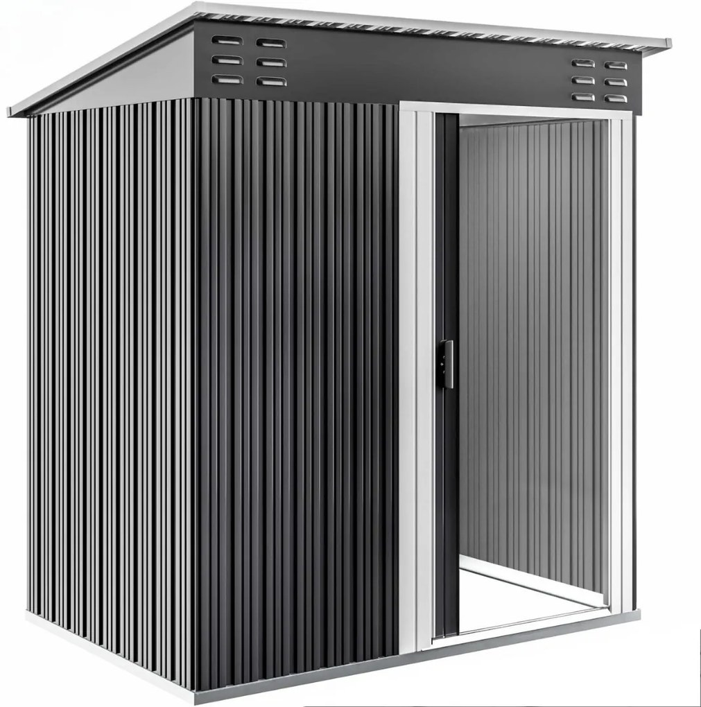 Záhradný domček na náradie M, 162x86x181cm, antracitová Jurhan