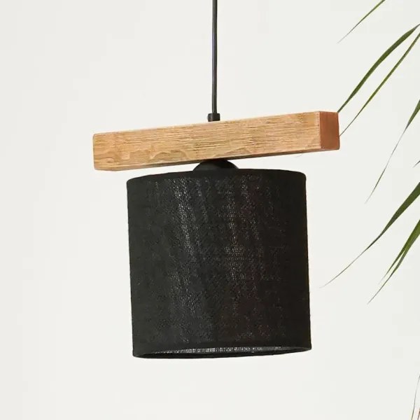 Brilagi - Luster na lanku FOREST 1xE27/15W/230V borovica/čierna