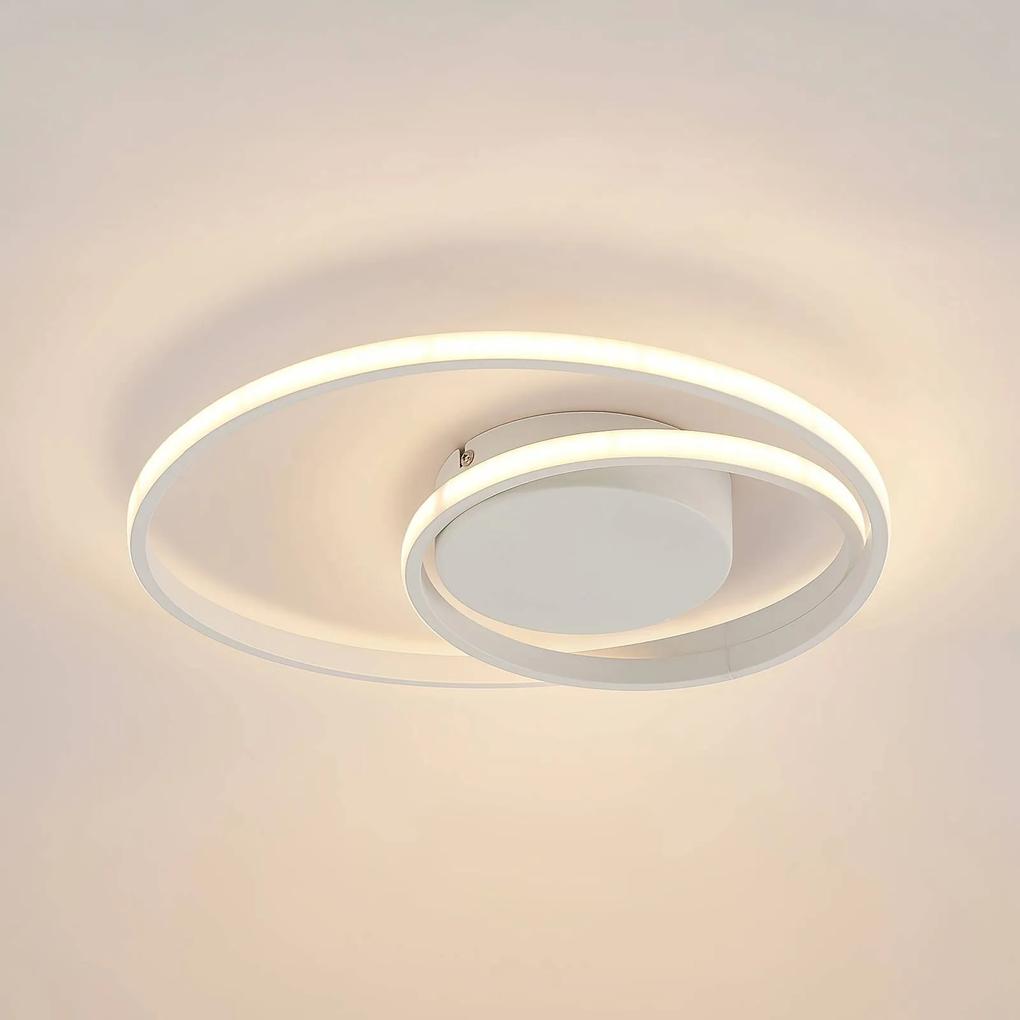 Lindby stropné LED Emisua CCT stmievateľné biele