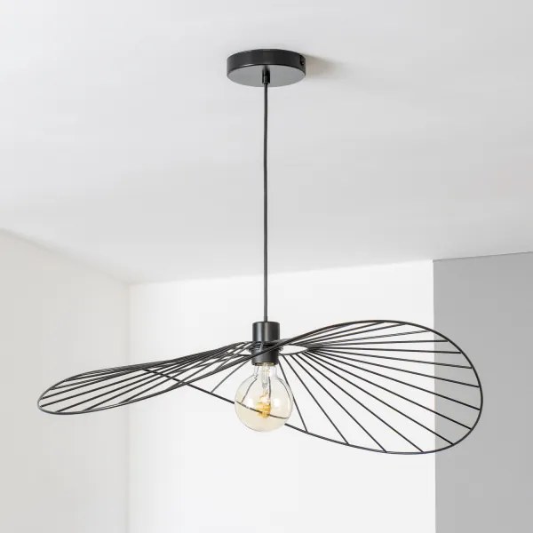 Brilagi - LED luster na lankách CERIA WIRE 1xE27/40W/230V 60x80 cm čierna