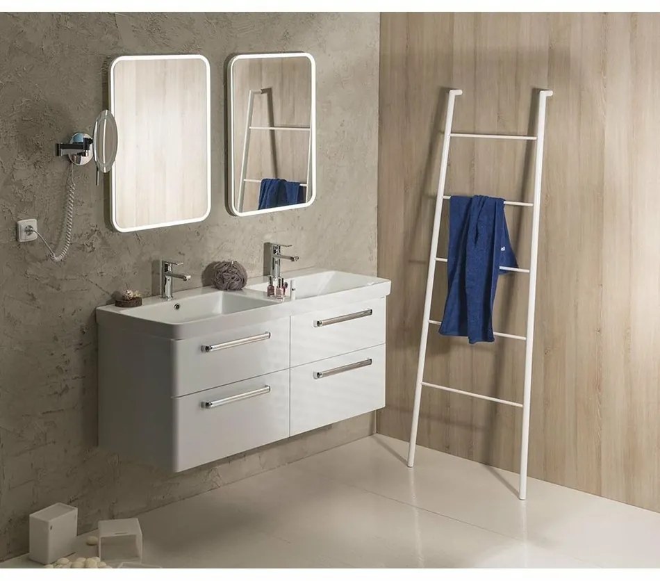 SAPHO SE101 Sega sušiak uterákov 55 x 170 x 7 cm, biela mat