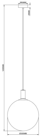 Zuma Line 003064-034739- Závesné svietidlo na lankách NUA 1xE27/25W/230V priemer 30 cm zlatá/čierna