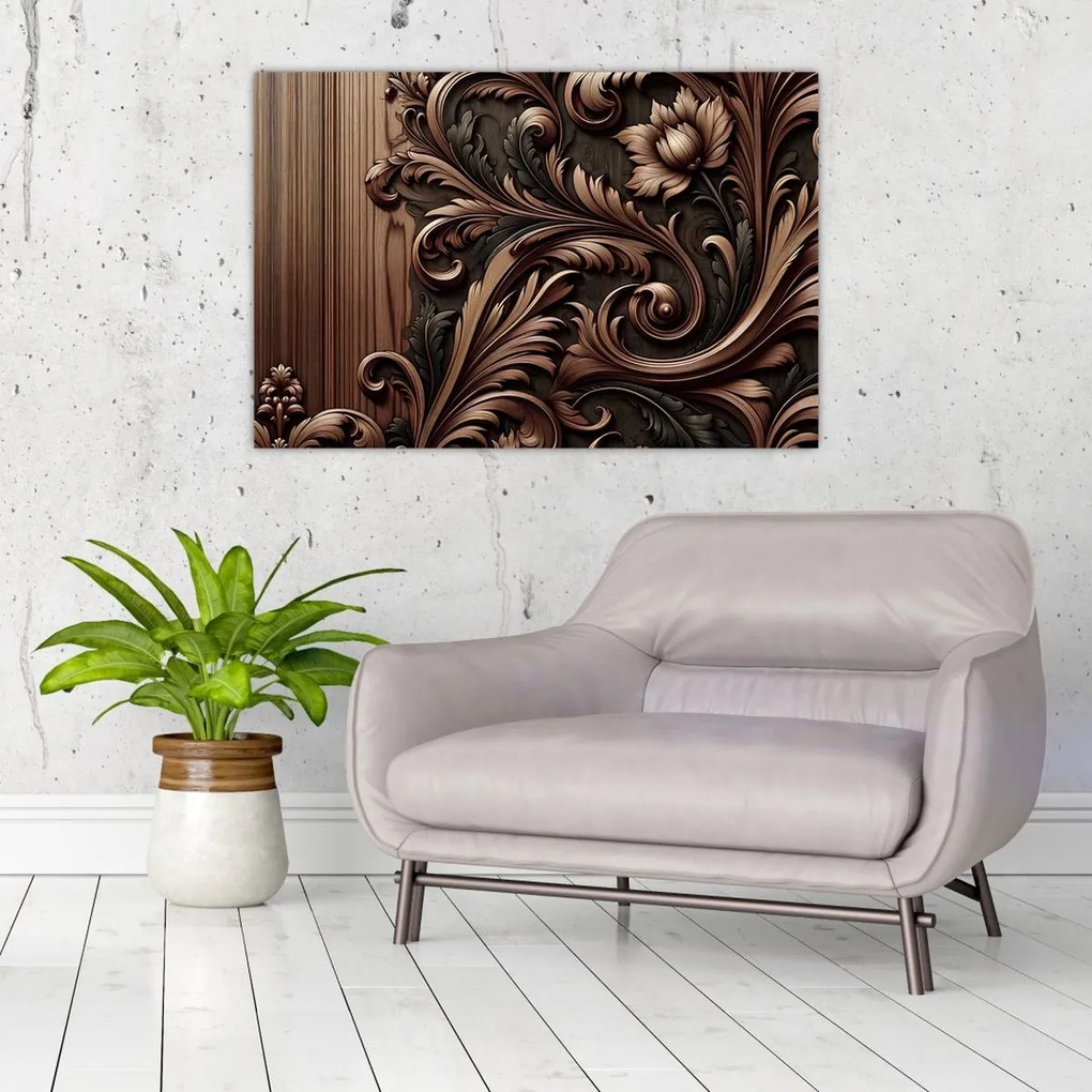 Obraz - Vzor z dreva (90x60 cm)