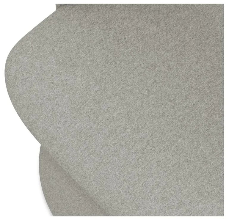 Svetlosivé čalúnené jedálenské kreslo Kalo – Makamii