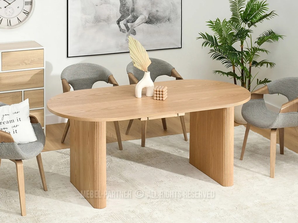 Jedálenský stôl Agave (dub). Akcia -20%. Vlastná spoľahlivá doprava až k Vám domov. 1111731