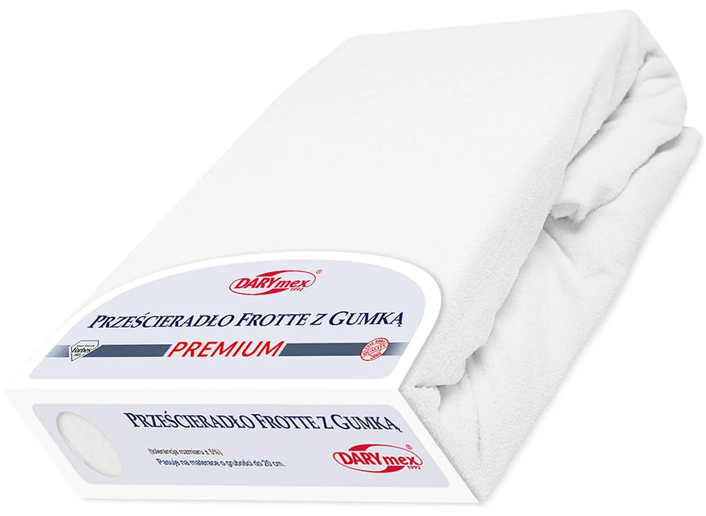 FROTÉ PRESTIERADLO PREMIUM 180X200 CM BIELE