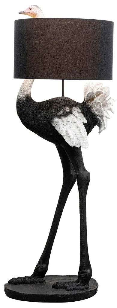 Animal Ostrich stojacia lampa čierna 147 cm