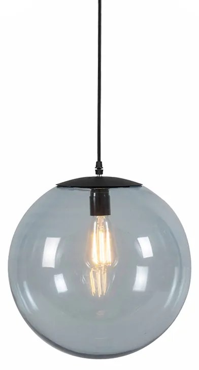 Art Deco závesná lampa sivá 35 cm - Pallon