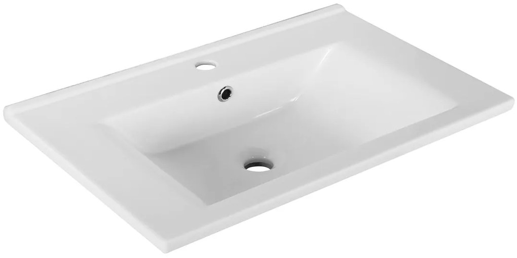 Aqualine Aqualine, ZUNO 65 nábytkové umývadlo 65x45cm, biela, 9065