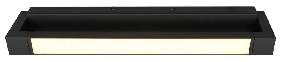 Matne čierne LED nástenné svietidlo Fabrizio – Trio