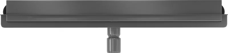 Mexen Flat Wall, sprchový žľab na stenu 2v1, 70 cm, brúsený grafit, 1E30070