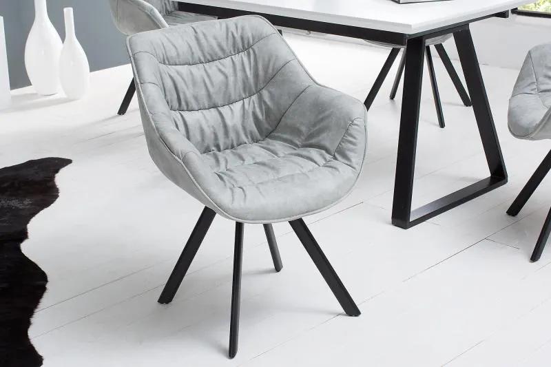 Stolička Comfort sivá