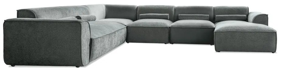 Svetlozelená rohová pohovka (ľavý roh/do tvaru "U") Flex Felix – Miuform