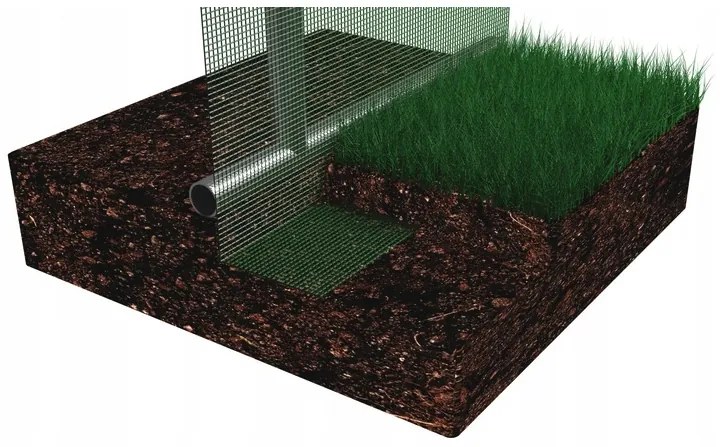 Polovičný záhradný fóliovník 3 x 1,5 x 2 m