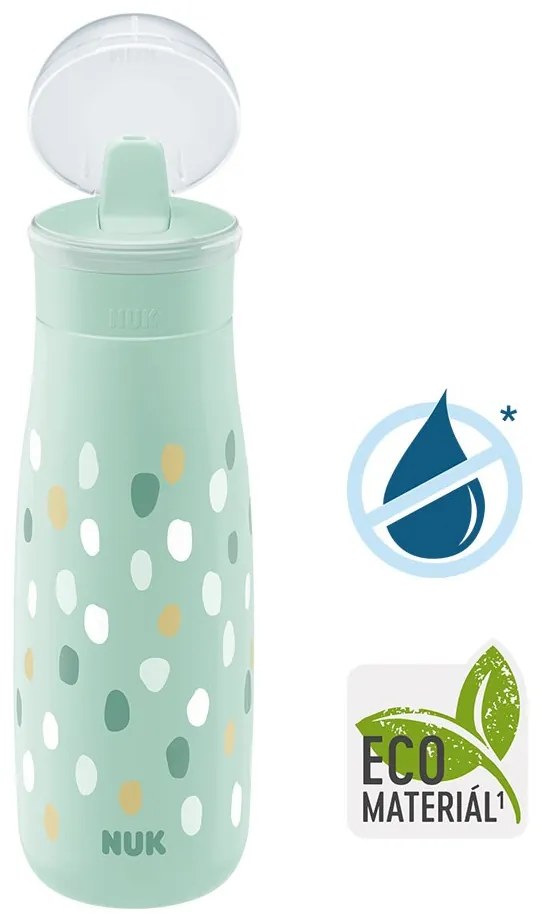 Detská fľaša NUK Mini-Me Flip 450 ml (12+ m.) green