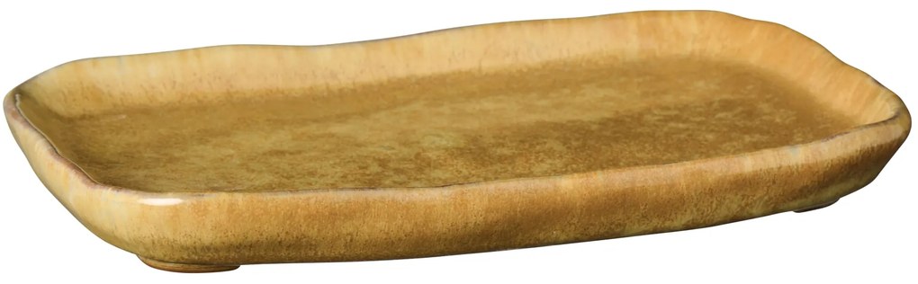 Ib Laursen Keramický podnos Rustic Mustard