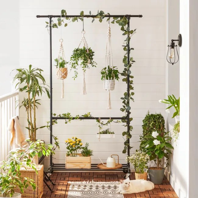 Vešiakový stojan na kolieskach HSR62BKV1