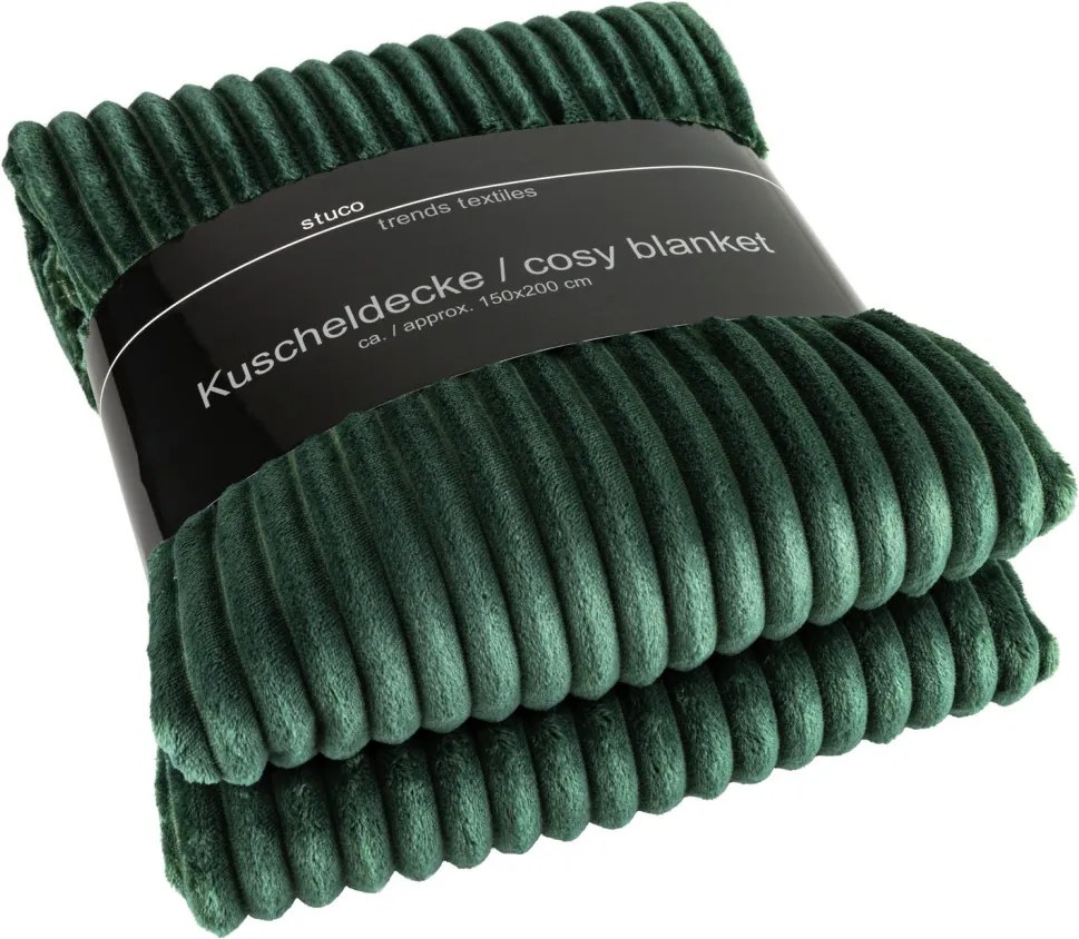 Deka Prag 150x200 cm, zelená