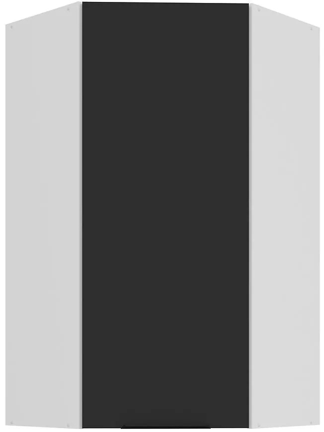 Kuchynská skrinka Aria-Bl/Wh Anti Fingerprint 60x60 Gn-108 1f (45°)