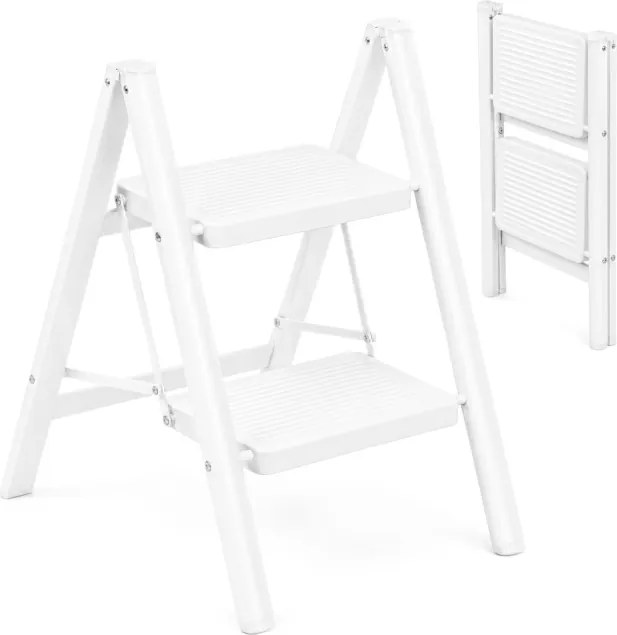 Skladacie schodíky EASYSTEP biele